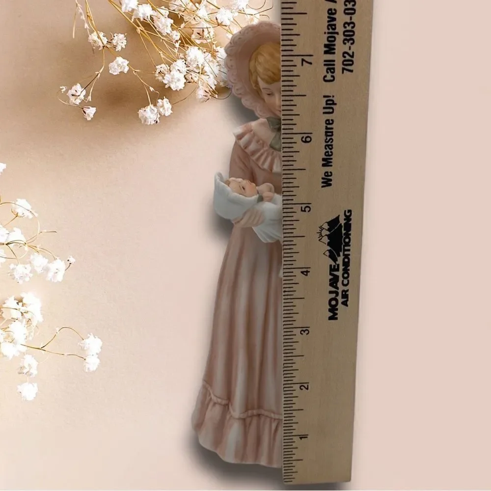 Vintage Enesco Treasured Memories Bisque Christening Day 1983 Figurine